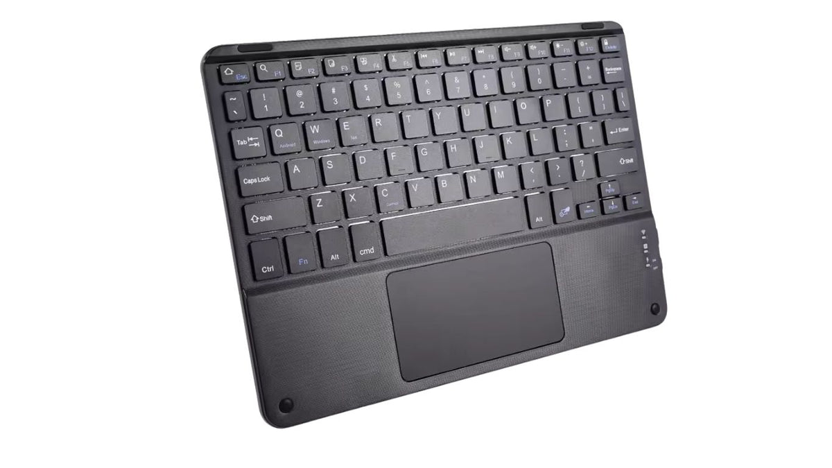 Teclado Bluetooth recargable con pad