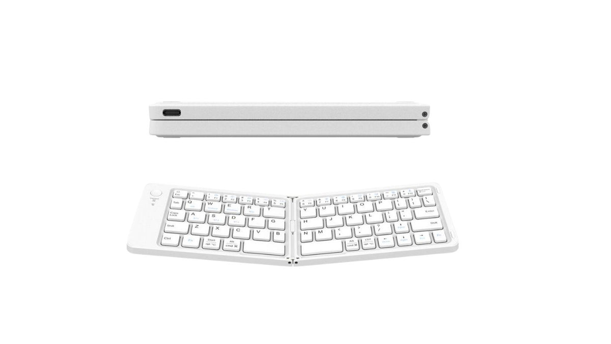 Teclado Bluetooth Recargable y Plegable