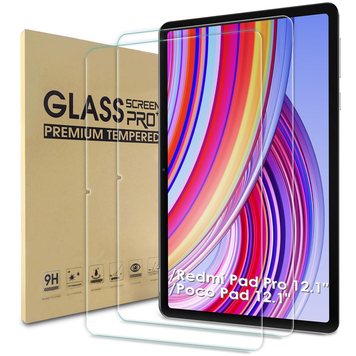 Vidrio Protector de Pantalla para Redmi Pad 12.1" 2405CRPFDG