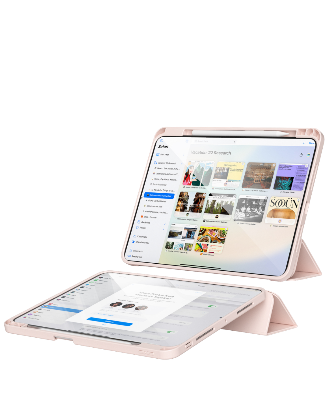 Estuche Smart Case con espacio para lápiz iPad Pro 11" M4 /  iPad Pro 11" M5.